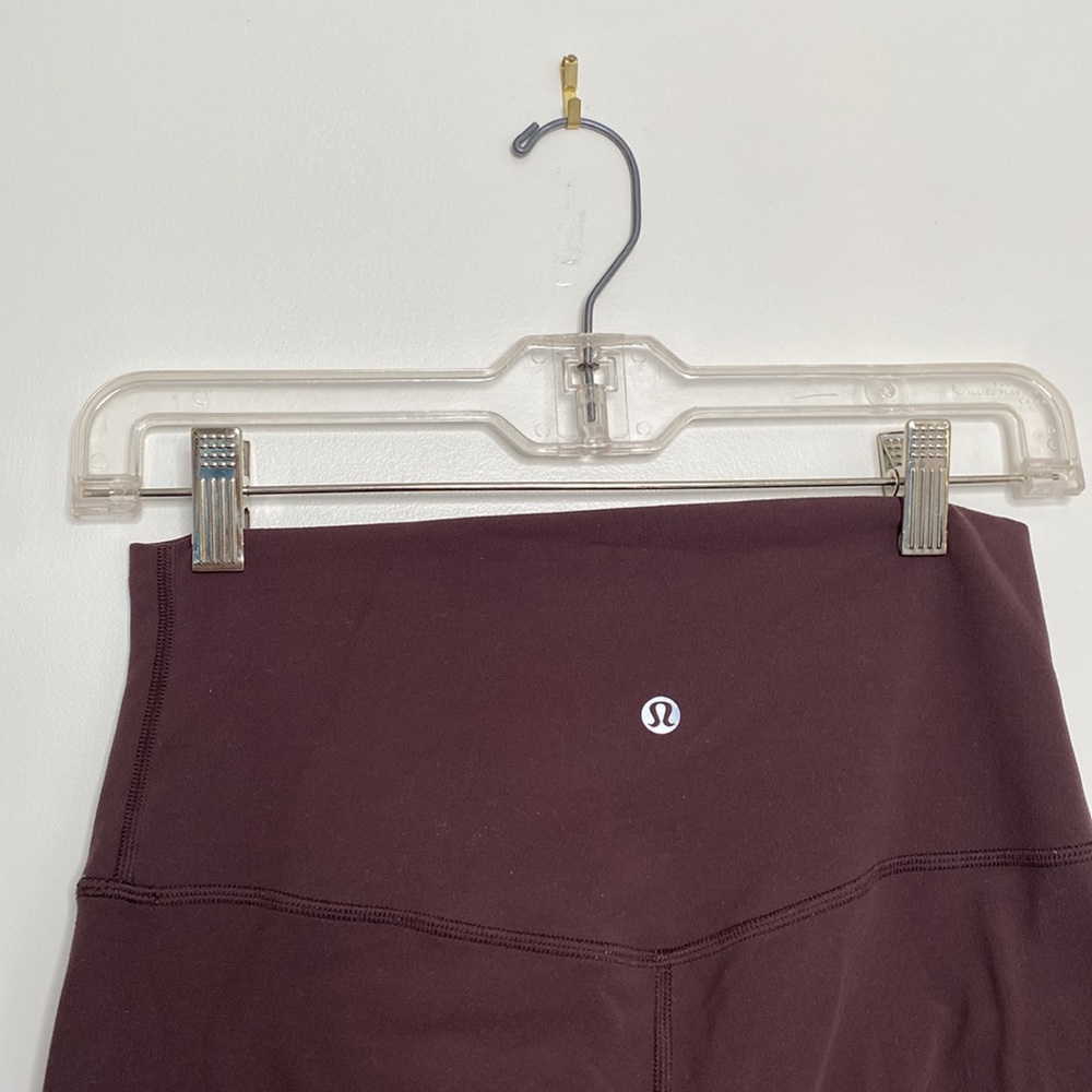 Maroon Lululemon Align Leggings